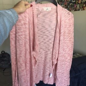 Pink cardigan